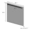 24" Dishwasher Panel with Traditional Handle
