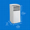 9,000 Btu 5,300 Sacc 3-in-1 Portable Air Conditioner