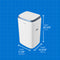13000 Btu 8000 Sacc Portable Air Conditioner, 3-in-1 Design- Air Conditioner, Dehumidifier And Fan,