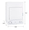 Spacemaker 240V 3.6 cu. ft. Capacity Stationary Electric Dryer