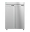 Refrigerator and Freezer, Two Section Dual Temp Upright, Full Stainless Doors with Lock