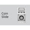 GAS Dryer with REAR Electronic Controls ‐ COIN SLIDE
