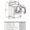 GAS Dryer with REAR Electronic Controls ‐ COIN SLIDE