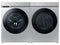 Bespoke 7.6 cu. ft. Ultra Capacity Gas Dryer with Super Speed Dry and AI Smart Dial in Silver Steel