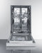 18" Wide Built-In Dishwasher, ADA Compliant
