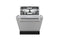24 inch Dishwasher Tall Tub with Stainless Steel Panel and Bar Handle, 15 place settings, 42 dB, 6 wash cycles