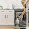 24 In. Top Control Dishwasher With Stainless Steel Panel And Modern Style Handle, 52dba
