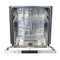 24 In. Top Control Dishwasher With Stainless Steel Panel And Modern Style Handle, 52dba
