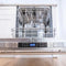 24 In. Top Control Dishwasher With Stainless Steel Panel And Modern Style Handle, 52dba