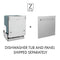 24 In. Top Control Dishwasher With Stainless Steel Panel And Modern Style Handle, 52dba
