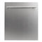 24 In. Top Control Dishwasher With Stainless Steel Panel And Modern Style Handle, 52dba