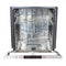 24 In. Top Control Dishwasher With Stainless Steel Panel And Modern Style Handle, 52dba