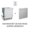 24 In. Top Control Dishwasher With Stainless Steel Panel And Modern Style Handle, 52dba