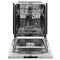 24 in. Top Control Dishwasher with Stainless Steel Panel and Traditional Style Handle, 52dBa