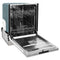 24 in. Top Control Dishwasher with Stainless Steel Panel and Traditional Style Handle, 52dBa