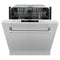 24 in. Top Control Dishwasher with Stainless Steel Panel and Traditional Style Handle, 52dBa