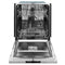 24 in. Top Control Dishwasher with Stainless Steel Panel and Traditional Style Handle, 52dBa
