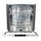 24 In. Panel Ready Top Control Dishwasher With Stainless Steel Tub, 52dba