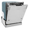 24 In. Panel Ready Top Control Dishwasher With Stainless Steel Tub, 52dba