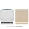 24 In. Panel Ready Top Control Dishwasher With Stainless Steel Tub, 52dba
