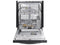 Smart 44dBA Dishwasher with StormWash+™ in Black Stainless Steel