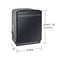 AutoRelease Smart 39dBA Dishwasher with Linear Wash in Black Stainless Steel