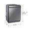 AutoRelease Smart 39dBA Dishwasher with Linear Wash in Stainless Steel
