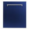 24 In. Top Control Dishwasher With Blue Gloss Panel And Traditional Style Handle, 52dba