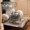 24 In. Top Control Dishwasher With Blue Gloss Panel And Traditional Style Handle, 52dba
