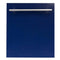 24 In. Top Control Dishwasher In Blue Gloss And Modern Style Handle, 52dba
