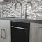 24 In. Top Control Dishwasher With Black Matte Panel And Traditional Style Handle, 52dba