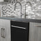 24 In. Top Control Dishwasher With Black Matte Panel And Traditional Style Handle, 52dba