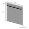 24 In. Top Control Dishwasher With Black Matte Panel And Traditional Style Handle, 52dba