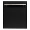 24 In. Top Control Dishwasher With Black Matte Panel And Modern Style Handle, 52dba