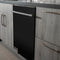 24 In. Top Control Dishwasher With Black Matte Panel And Modern Style Handle, 52dba