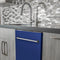 24 In. Top Control Dishwasher With Blue Matte Panel And Traditional Style Handle, 52dba