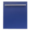 24 In. Top Control Dishwasher With Blue Matte Panel And Modern Style Handle, 52dba