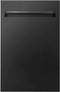 18 in. Compact Top Control Built-In Dishwasher with Stainless Steel Tub and Traditional Style Handle, 52dBa