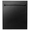 24 In. Top Control Dishwasher With Black Stainless Steel Panel And Traditional Style Handle, 52dba