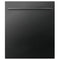 24 In. Top Control Dishwasher With Black Stainless Steel Panel And Modern Style Handle, 52dba