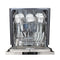 24 In. Top Control Dishwasher With Black Stainless Steel Panel And Modern Style Handle, 52dba