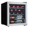 17 Bottle Free-standing Wine Cooler In Platinum