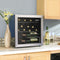 17 Bottle Free-standing Wine Cooler In Platinum