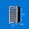 36 Bottle Free-standing Wine Cooler In Platinum