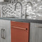 24 in. Top Control Dishwasher with Copper Panel and Traditional Style Handle, 52dBa