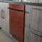 24 In. Top Control Dishwasher With Hand-hammered Copper Panel And Modern Style Handle, 52dba