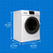 2.7 Cu. Ft. All-in-one Ventless Washer/dryer