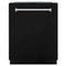 24 In. Monument Series 3rd Rack Top Touch Control Dishwasher With Black Matte Panel, 45dba