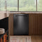 24 In. Monument Series 3rd Rack Top Touch Control Dishwasher With Black Stainless Steel Panel, 45dba
