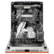 24 In. Monument Series 3rd Rack Top Touch Control Dishwasher With Copper Panel, 45dba